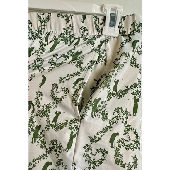 Nike Golf FitDry size S off white/ green golfer print skort - Picture 3 of 13